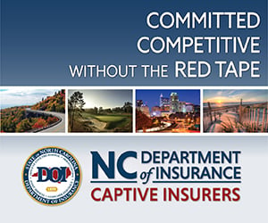 NC Department of Insurance Captive Domicile square Advertisement