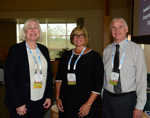 Karin Landry And Two Colleagues At VCIA Event