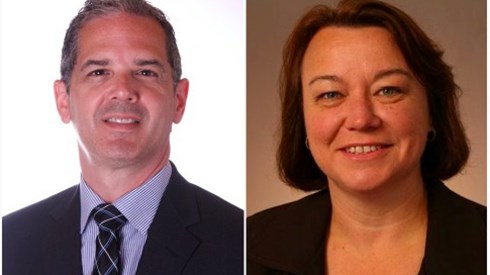 Chris Varin and Julie Boucher