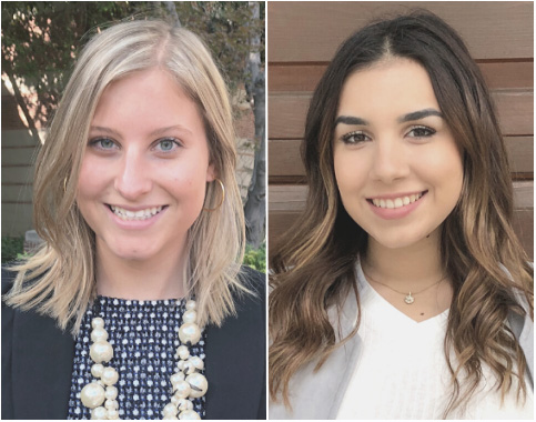 CICA 2020 essay contest winners Megan Moore and Natalie Kojababian