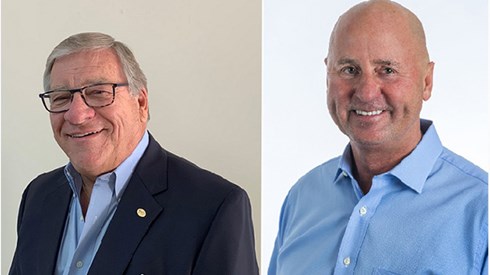 Wes Duesenburg (left) and Brady Young (right)