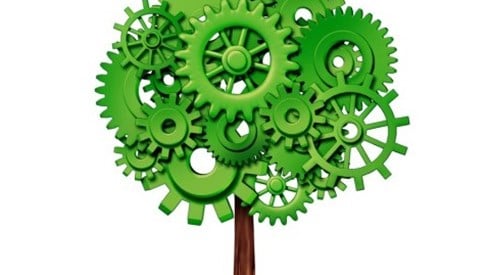 Tree With Gears As Branches