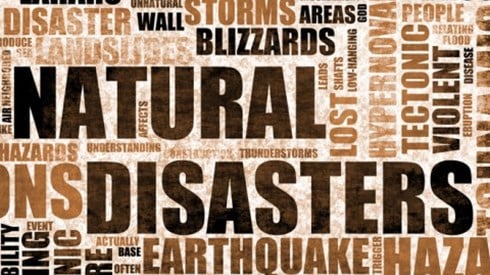 Types of Natural Disasters Text