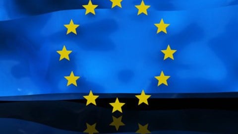 Abstract European flag