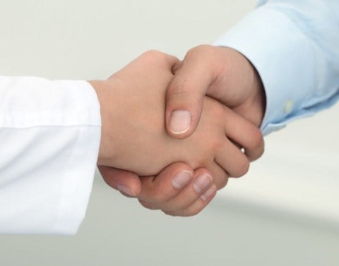 Handshake Doctor Businessman