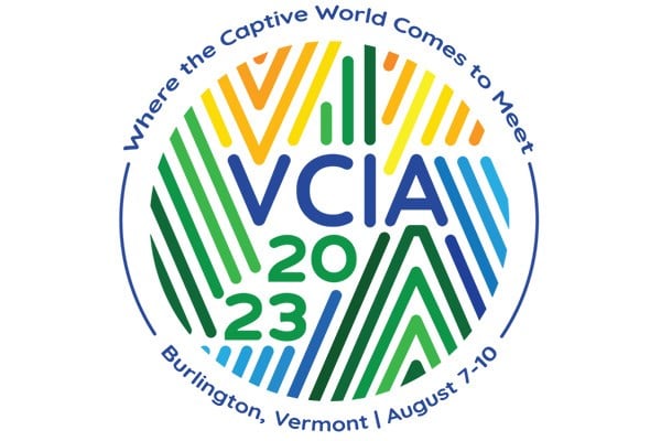 Logo for VCIA 2023 Conference with text reading "Where the Captive World Comes to Meet"