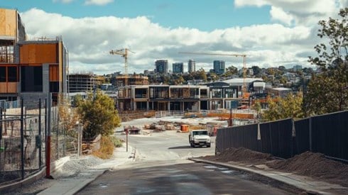 new buildings under construction