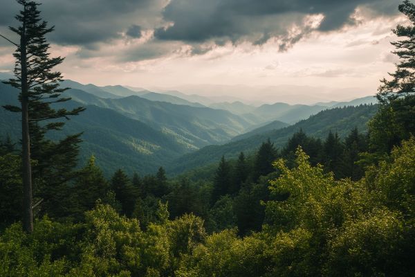 Great Smoky Mountains in North Carolina