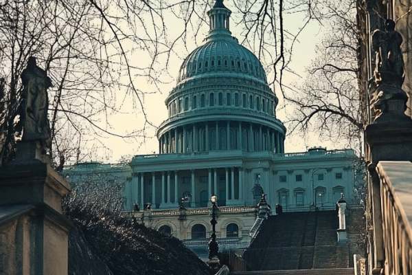 Outside view of the United States Capitol building