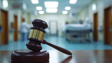gavel in a hospital