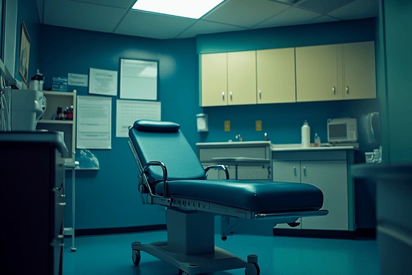 A doctor's exam room