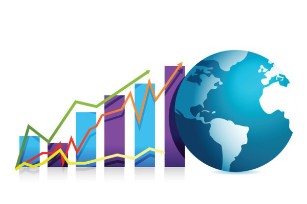 Graphs increasing to the size of the globe