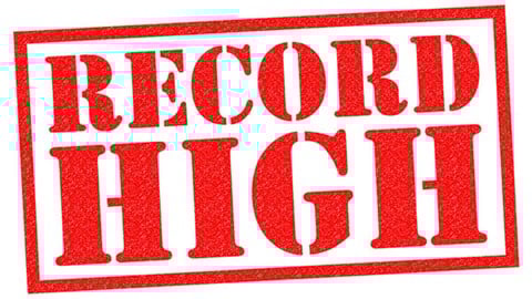 Record high