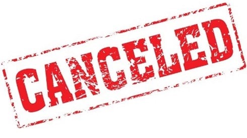Red CANCELED stamp