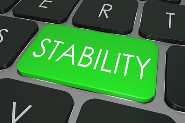 Green stability button on keyboard