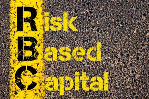 Accounting Business Acronym RBC Risk-Based Capital On Asphalt Road