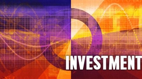 Investment graph showing rises and falls