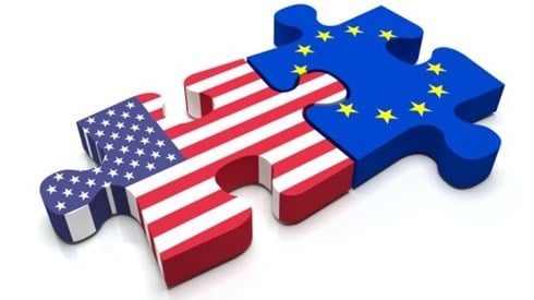 US EU puzzle pieces fit together