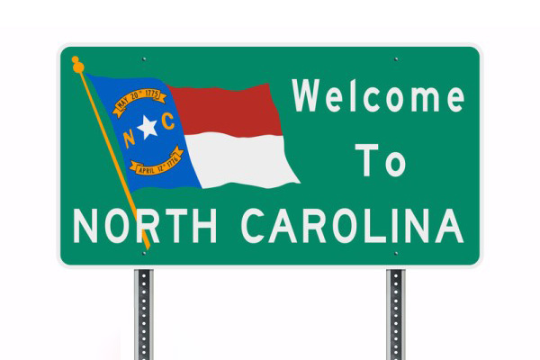 North Carolina Welcome Sign