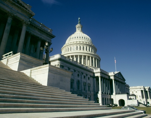 Steps leading up to U.S. Capitol