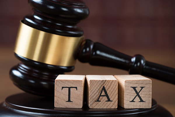 Gavel and tax blocks