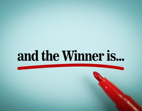 And the winner is... underlined in red marker