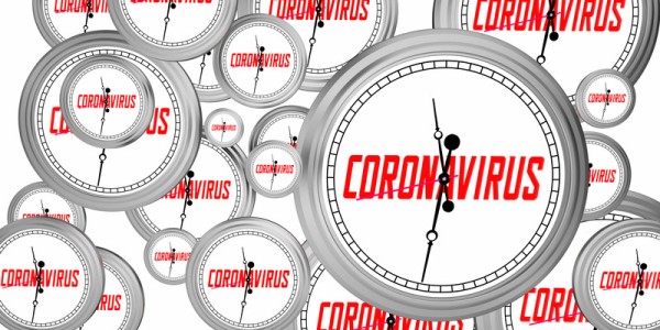 Coronavirus Written on Many Randomly Gathered Clocks of Different Sizes