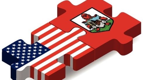 US and Bermuda puzzles pieces fit together