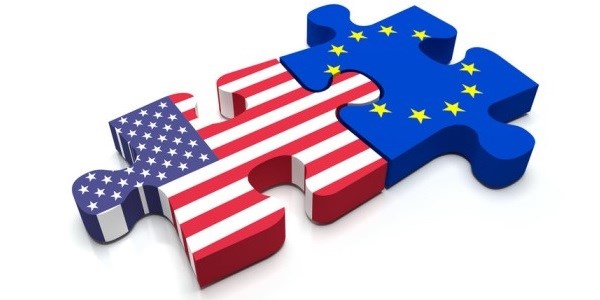 US EU puzzle pieces fit together