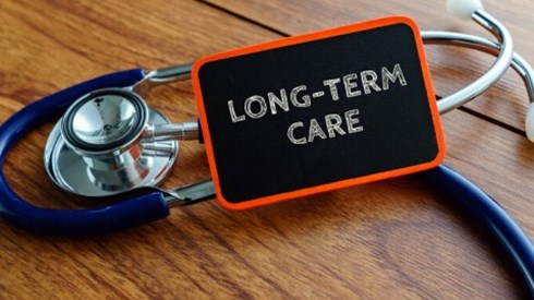 Stethoscope with the label Long-Term Care