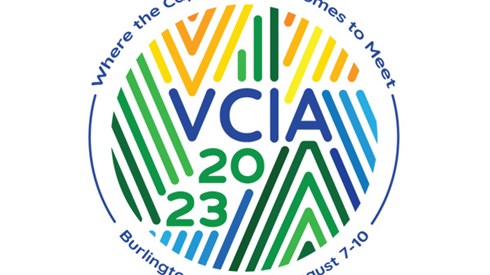 Logo for VCIA 2023 Conference with text reading "Where the Captive World Comes to Meet"