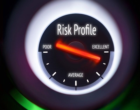 Risk Profile Meter Pointing To Excellent