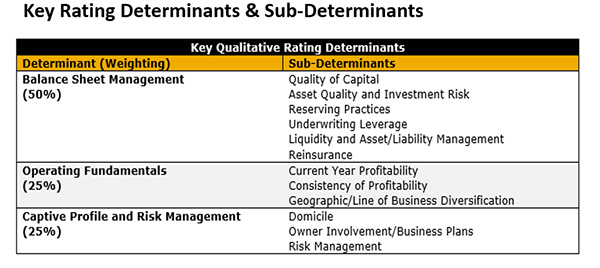 KBRA-Key Rating Determinants and Subdeterminants